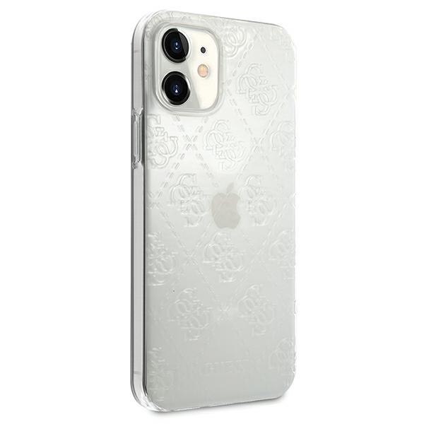 Guess GUHCP12S3D4GTR iPhone 12 mini 5,4" transparent hardcase 4G 3D Pattern